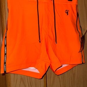 Vibrant Orange Swim Shorts